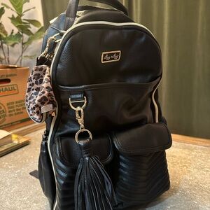 Itzy Ritzy Black Backpack Diaper Bag